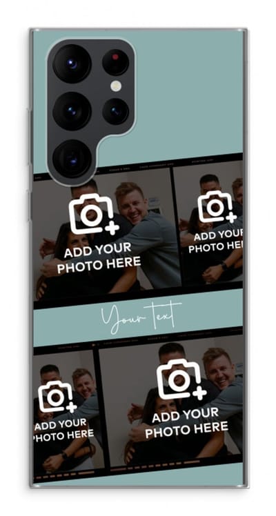 Gepersonaliseerd - Case Company® - Hoesje geschikt voor Samsung Galaxy S22 Ultra hoesje - Filmrol N°2 - Soft Cover Telefoonhoesje - Bescherming aan alle Kanten en Schermrand
