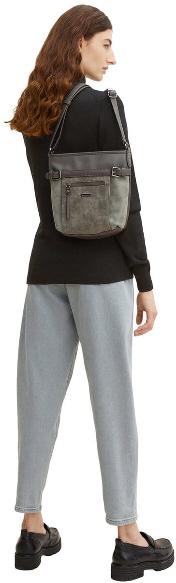 Tom Tailor - TTJUNA schoudertas met riemelement - Maat ONESIZE - grey