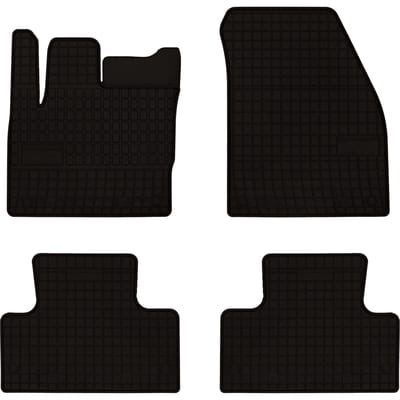 Wielganizator SolidPRO Serie - Rubber Automatten - Range Rover Evoque SUV (2011-2018) - Zwart - Op Maat