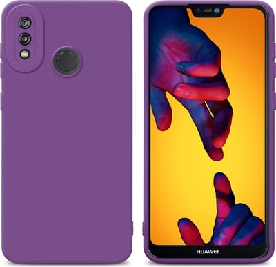 Cadorabo Hoesje geschikt voor Huawei P20 LITE 2018 / NOVA 3E in FLUID MAT PAARS - Beschermhoes gemaakt van flexibel TPU silicone Cover Fluid Case