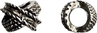 Haarbedel kraal touw zilverkleurig - Hair beads - Dreadlock sieraden - Haar bedels - Dreadlock kralen - Dreadlocks producten - Dreadlock beads - Dreadlock accessoiries - Dreadlock accesoires