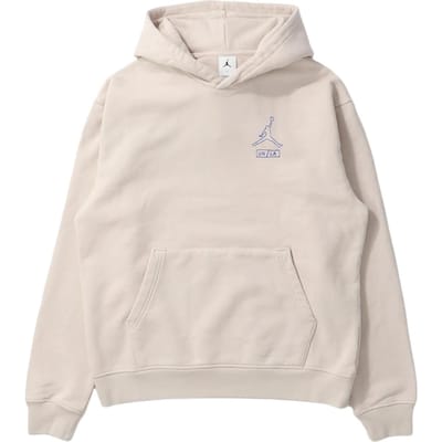 Sweat à capuche en polaire Jordan x Union LA Marron Bois Clair/Bleu Hyper Cobalt 2XL gray