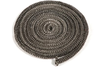 Dailygoods- Deurpakkingen Stevig Glasvezel - Kachel Deur Pakking 8mm x 4m - Afdichtings Touw - Vervanging Houtkachel - Open Haarden - Duurzaam Materiaal - Haardtouw