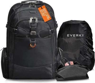 Laptop Rugzak - Zakelijke Tas - Reizen en Werk - Extra Grote Capaciteit - 40L - Zwart