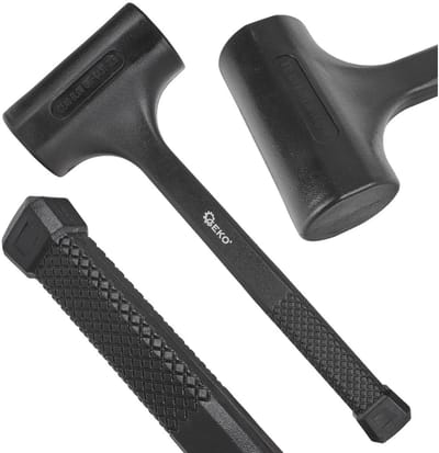 GEKO Rubberen hamer - Recoilless - 1350g - 60 mm diameter - Veilig en efficiënt