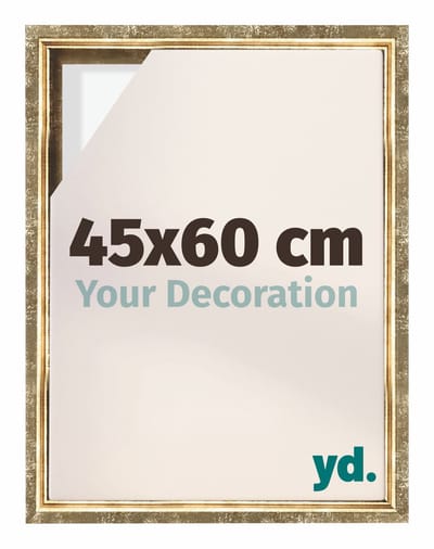 Your Decoration - Baklijst 45x60 cm - Goud Antiek - Baklijst voor Canvas - MDF - Lyon