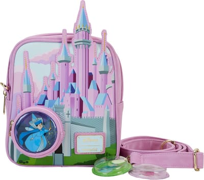 Loungefly Disney Crossbody Bag Sleeping Beauty Stained Glass Castle