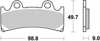 Ap Racing-remblokken voor Yamaha 1000 FZR EXUP-motorfiets, 1994-1995, AVG/AVD, nieuw