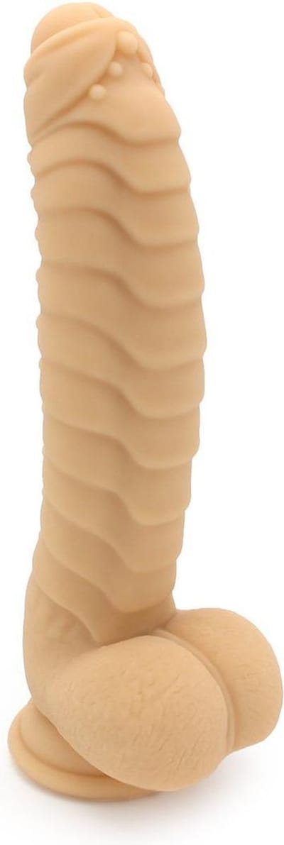 Kiotos Cox - Siliconen Dildo 22 x 5 cm - Lichte Huidskleur