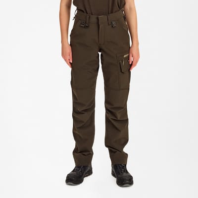 Engel Entire monteursbroek met 4-weg stretch voor dames 2342-234 - Forest Green / Black - 36