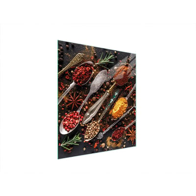 TMK ArtDeko Serie - Glazen Snijplank - 45x52 cm - Beschermplaat - Veelkleurig