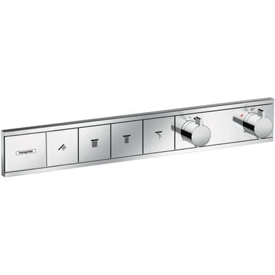 Hansgrohe Rainselect Afbouwdeel - voor inbouw douchekraan - thermostatisch - voor 4 functies - 59.8x90cm - thermostaat - hoogglans chroom