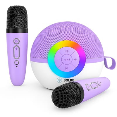 Bolke® - karaoke set - karaoke microfoon - karaoke set voor volwassenen / kinderen - karaoke set met 2 microfoons - karaokesets