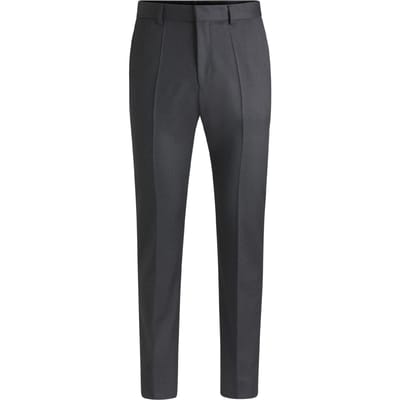 Boss Heren H-Lenon Broek Regular (Grijs)