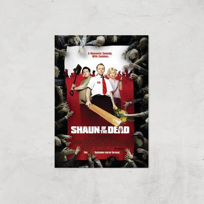 Shaun Of The Dead Giclee Art Print - A4 - Print Only