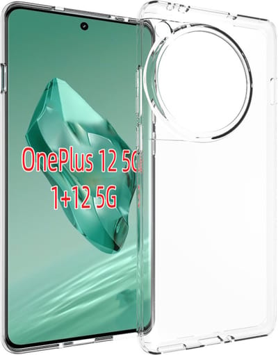 MobyDefend Hoesje - Geschikt voor OnePlus 12 - Transparante TPU Backcover - Volledig Doorzichtig