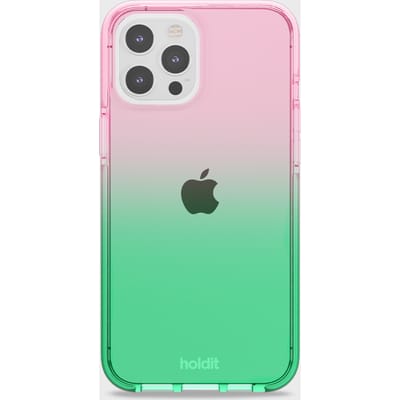 Phone case Seethru Gradient Grass Green/Bright Pink iPhone 12 Pro Max