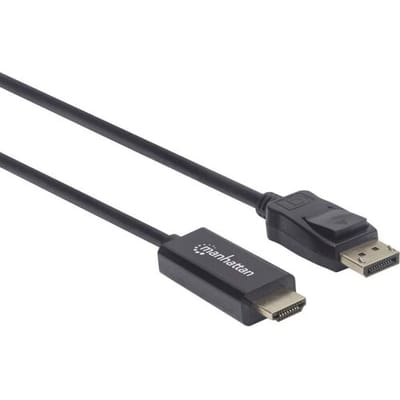 Manhattan 152662 DisplayPort-kabel DisplayPort / HDMI Adapterkabel DisplayPort-stekker, HDMI-A-stekker 1.00 m Zwart