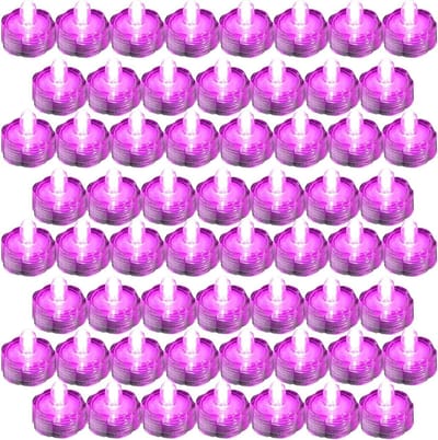LED Theelichtjes - Vlamloze Kaarsen - Sfeerverlichting Creëren - Waterdicht Ontwerp - Niet gespecificeerd - Roze
