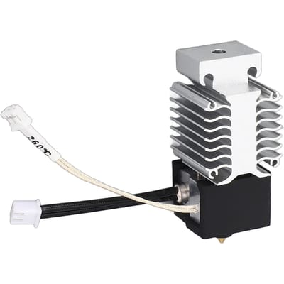 Hotend Kit voor Ender 3 V3 SE Roestvrijstalen Keel Messing Nozzle Geïsoleerde Siliconen Hoes 3D gray