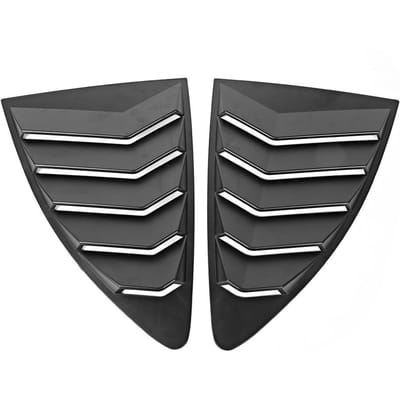2 stuks Achterruitjaloezieën Spoilerpaneel Geschikt voor Toyota 86 GT86 2013 2019 black