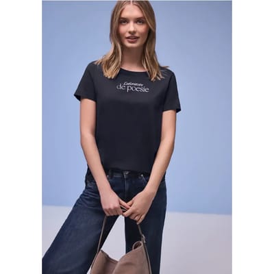 Shirt met tekst