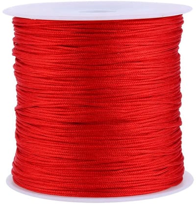 Dailygoods- Macramékoord 100 m x 0,8 mm - Sterk/Duurzaam - Nylon - Sieraden/Projecten - Schimmelbestendig - Flexibele Kabel - Sieraadkoord