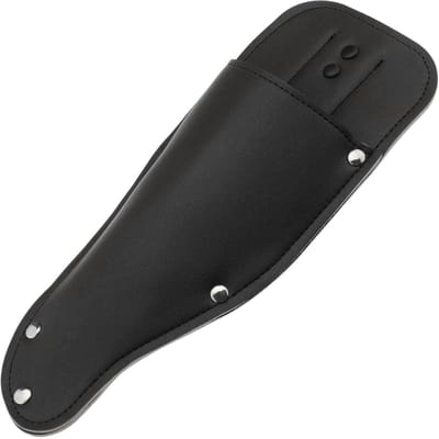 Dailygoods- Beschermhoes Tuinschaar - PU-leer - Holster - Schede Tuingereedschap - Metalen Rugclip - 24,8 x 9,8 cm - Tuinschaarholster