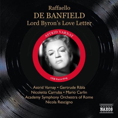 Academic Symphony Orchestra, Nicola Rescigno - De Banfield: Lord Byron's Love Letters (CD)