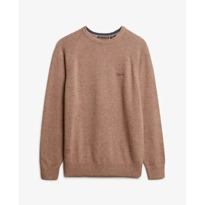 Superdry Wool Blend Jumper Sweater Heren - Maat S
