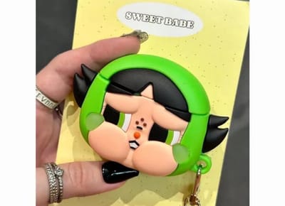 AirPods 3 Hoesje Siliconen – Cute Cartoon Beschermhoes met Sleutelhanger – Shockproof Case