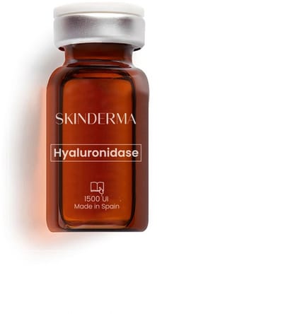 Skinderma hyaluronidase-oplossing voor vet- en volumereductie 5 x 1500 UI