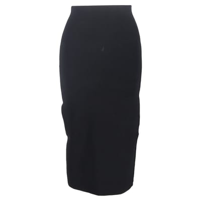 Victoria Beckham midi-rok in zwarte viscose