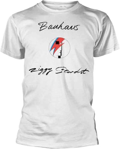 Bauhaus Heren Tshirt -XXL- Ziggy Stardust Wit