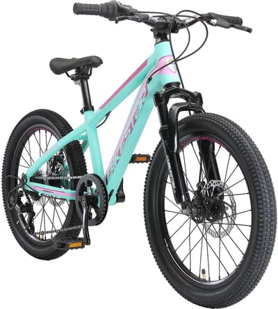 Bikestar kinderfiets MTB Sport 7speed 20inch mintgroen/roze