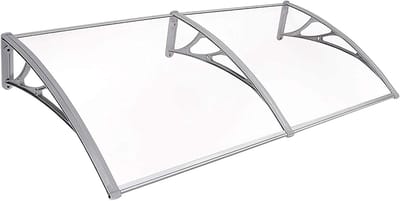 Deurluifel - Regenopvang - Bescherming tegen regen - Polycarbonaat plaat - 60x120cm - Transparant