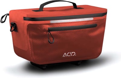 ACID Fietstas PRO RILink - Waterafstotend - Schouderriem - PVC-vrij - TPU - Inh. 10L - Vlam/Zwart