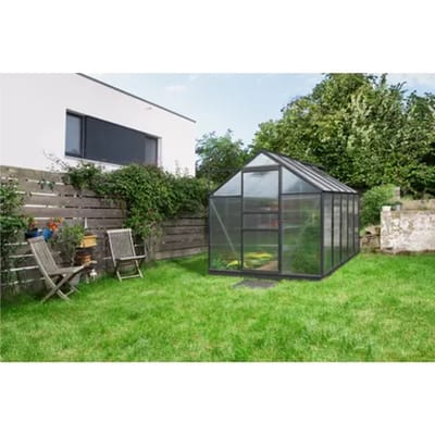 Vitavia Tuinkas Venus 6200 - Polycarbonaat 4mm - Zwart - 195x321x197cm