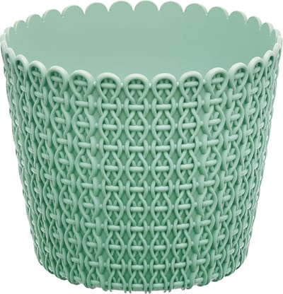 Bloempot Buiten Binnen Rond Nitly 26cm SALIEGROEN Prosperplast / 2 STUKS ! /
