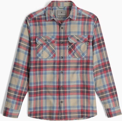 Royal Robbins Lost Coast Flannel Plaid - Blouse - Heren - Rood - Maat XXL