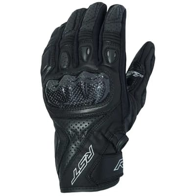 RST Motorhandschoenen Stunt III CE Handschoenen leer/textiel zwart maat M/09 Zwart M