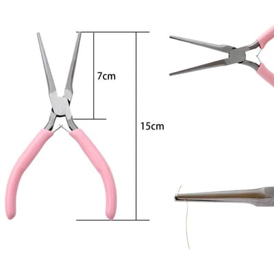 Doe-het-zelf Handgemaakte Tangen Voor Sieraden, Multifunctionele Scherpe Tijgertangen, Ronde Bek Diagonale Tangen Mini Tangenset