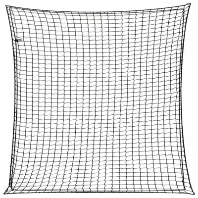 vidaXL - Aanhangwagennet - elastisch - touw - 4x4 - m - polypropeen - zwart