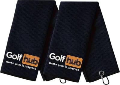 Livano Golf Handdoek - Golfhanddoek - Golf Accessoires - Towel - Comfortabel - GolfHub - 2 Stuks