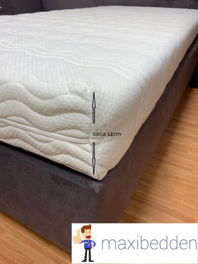 Maxibedden Dream - Matras - 70x200 - HR Koudschuim - Hybrid - 14cm - Afritsbaar Wasbaar Tijk - Orthopedisch Purschuim - Hotel XL Kwaliteit - Anti Bacterieel - Gratis Retour