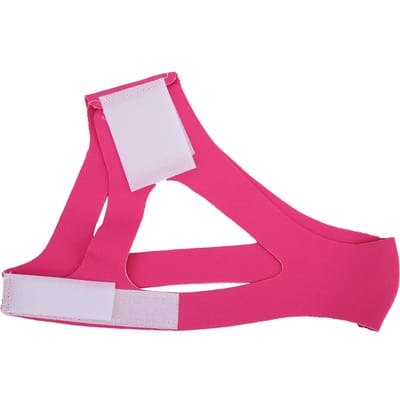 Anti-Snurk Kinband Elastisch Ademend Stop Snurken Band Kaakondersteuning Riem voor Volwassenen(Rode roos ) rozerode kleur