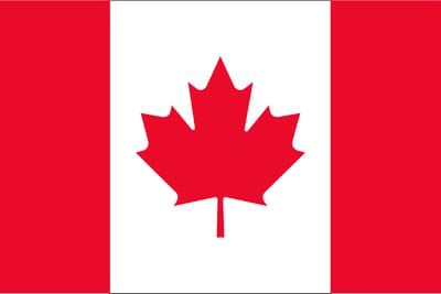 Vlag Canada 40x60cm