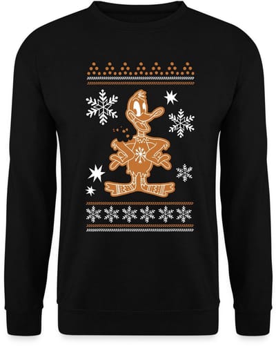 Looney Tunes Daffy Duck Cookie Kerstmis Sweater Heren