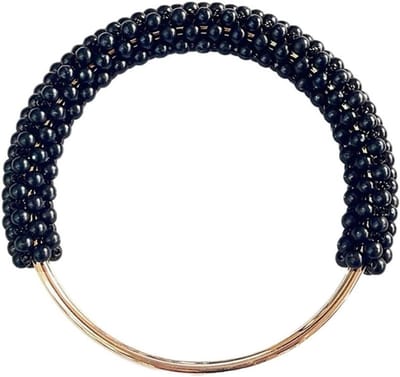 Decoratieve ronde tasgrepen voor handgemaakte tassen, vervangingen en DIY-accessoires in zwart
