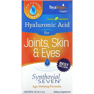 Hyaluronzuur voor Gewrichten, Huid en Ogen, Synthovial Seven, 30 ml(1oz)